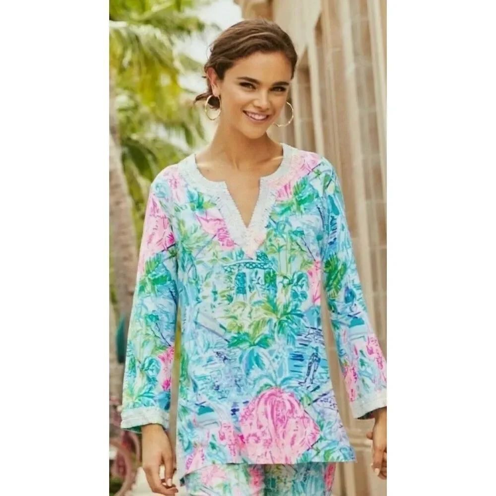 NWT Lilly Pulitzer Renato Sequin Tunic Women’s Sz. XXS